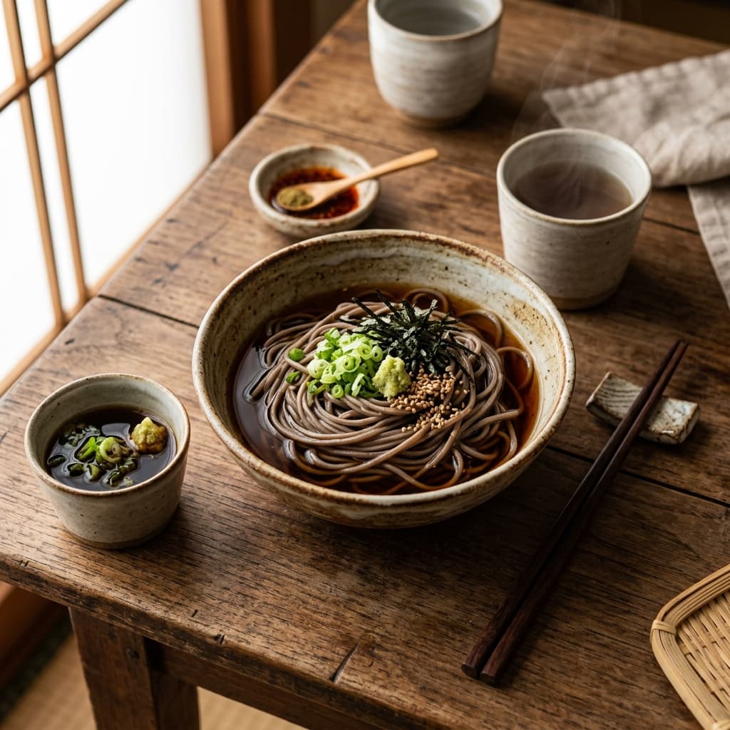 Delicious Traditional Soba Noodles