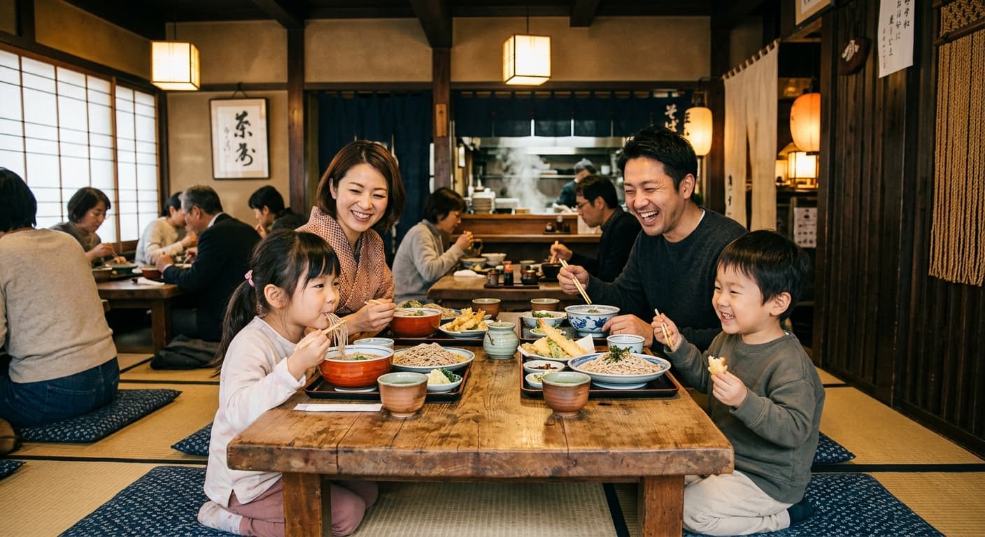 【蕎麦文化研究家が解説】家族連れで楽しむ子供向け蕎麦屋選び完全ガイド